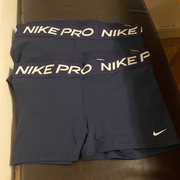 Nike | Shorts | Navy Blue Nike Spandex 
